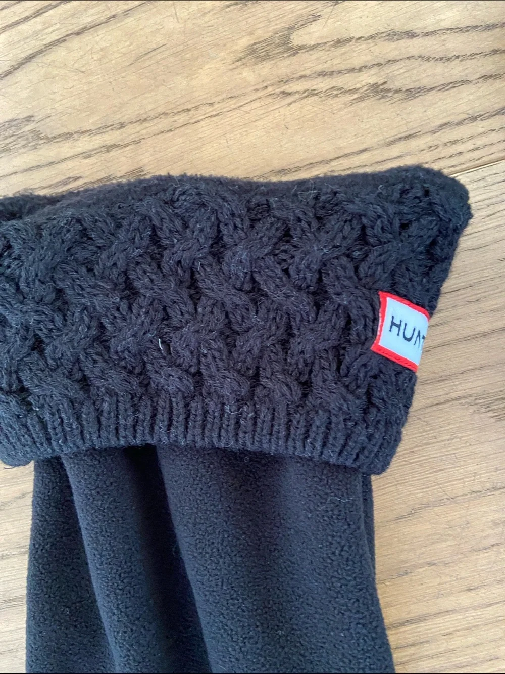 Hunter Cable Knit Boot Socks